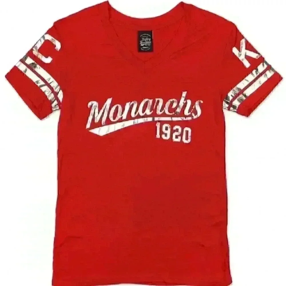 NLBM Negro Leagues Women's Foil Tee Kansas City Monarchs BRAND NEW - Picture 2 of 3